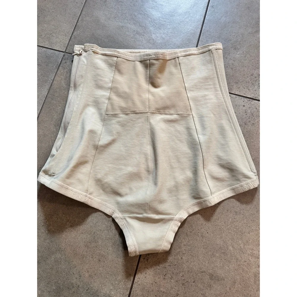 Bellefit Postpartum Girdle  Zipper Nude XL Medical Grade Compression C-Section